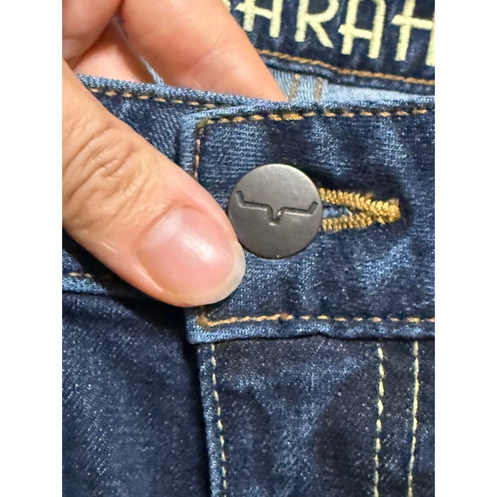 Kimes Ranch Jeans Women Size 8/32 Blue Denim Sarah Jeans Straight Leg Mid Rise - Picture 4 of 10